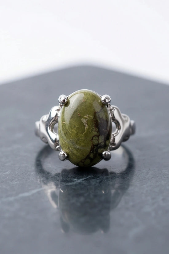 Olive Serpentine Butterfly Ring