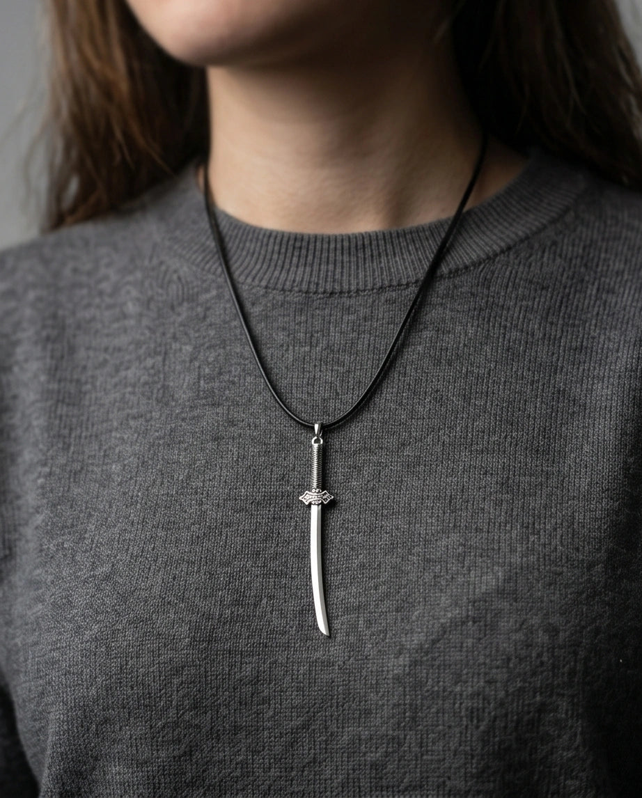 The Ronin Katana Pendant Necklace