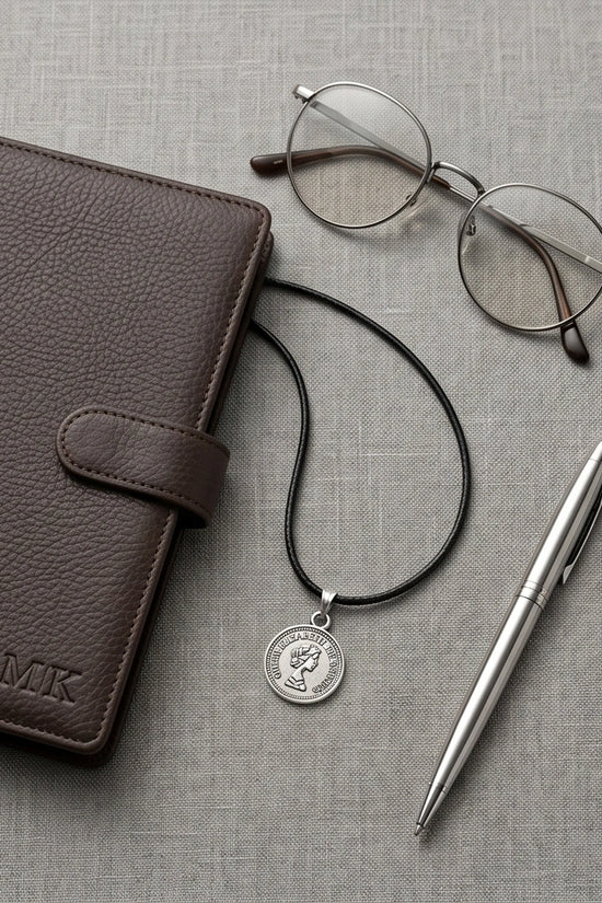 The Royal Heritage: Vintage Elizabeth II Coin Pendant Necklace