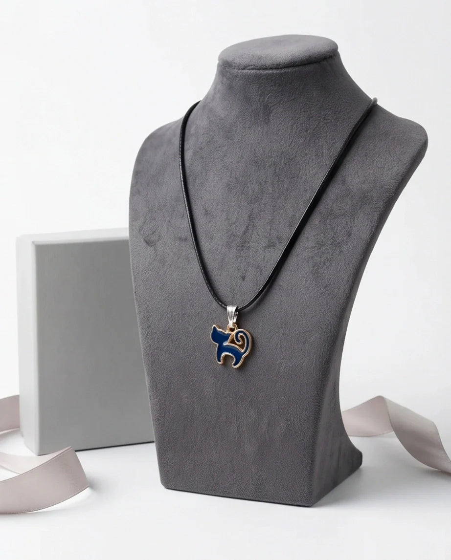 Midnight Mystique Cat Pendant