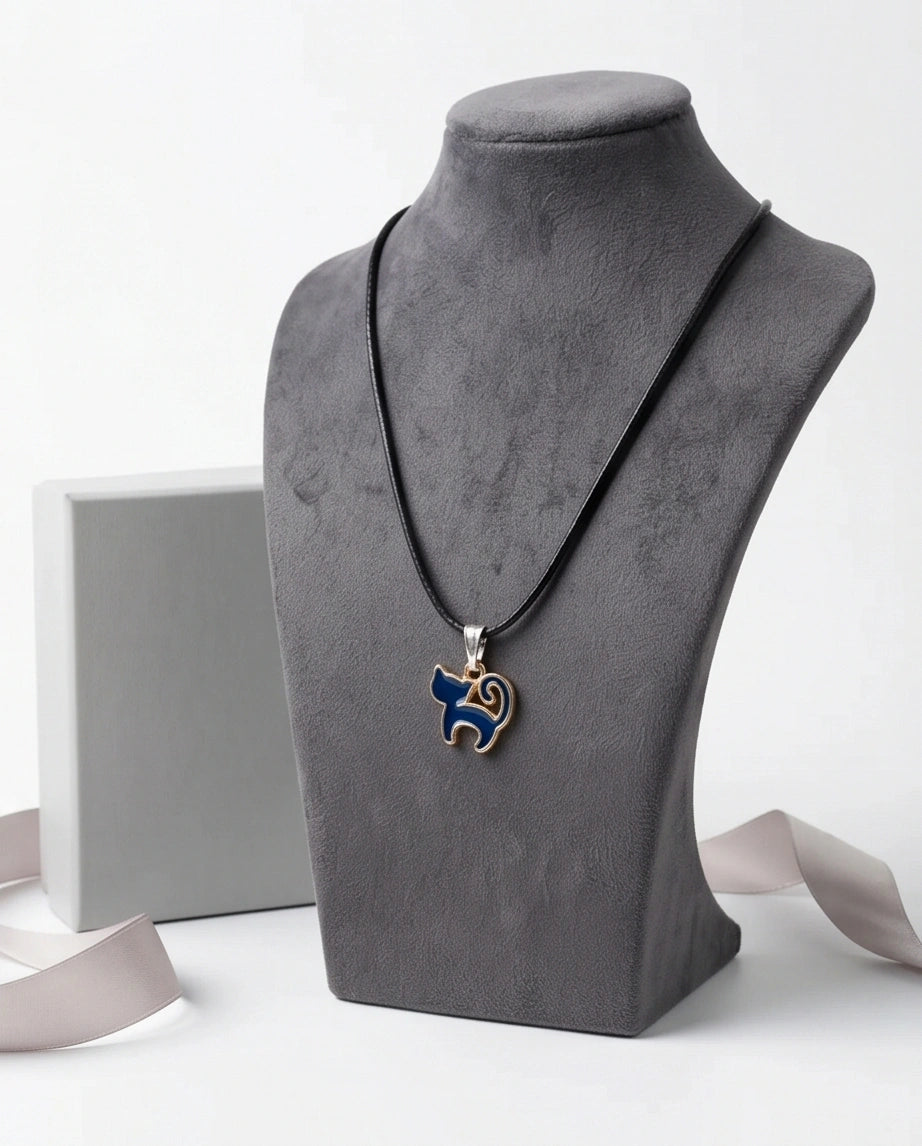 Midnight Mystique Cat Pendant