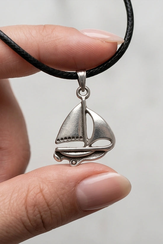 The Mariner Sailboat Pendant Necklace