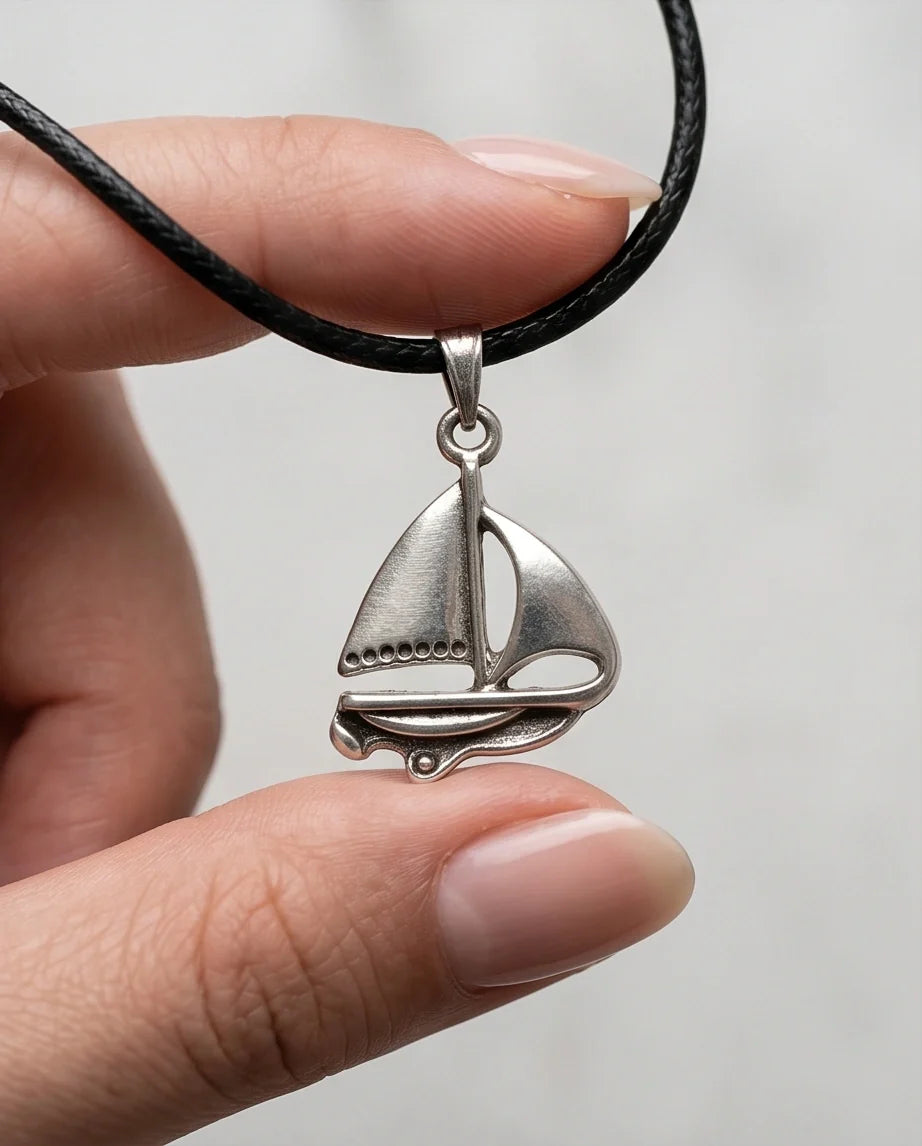 The Mariner Sailboat Pendant Necklace