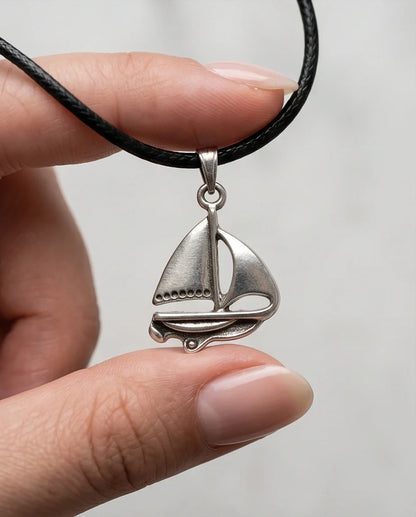 The Mariner Sailboat Pendant Necklace