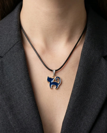 Midnight Mystique Cat Pendant