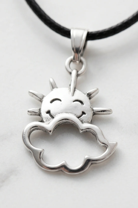 The Happy Sol Sun & Cloud Necklace