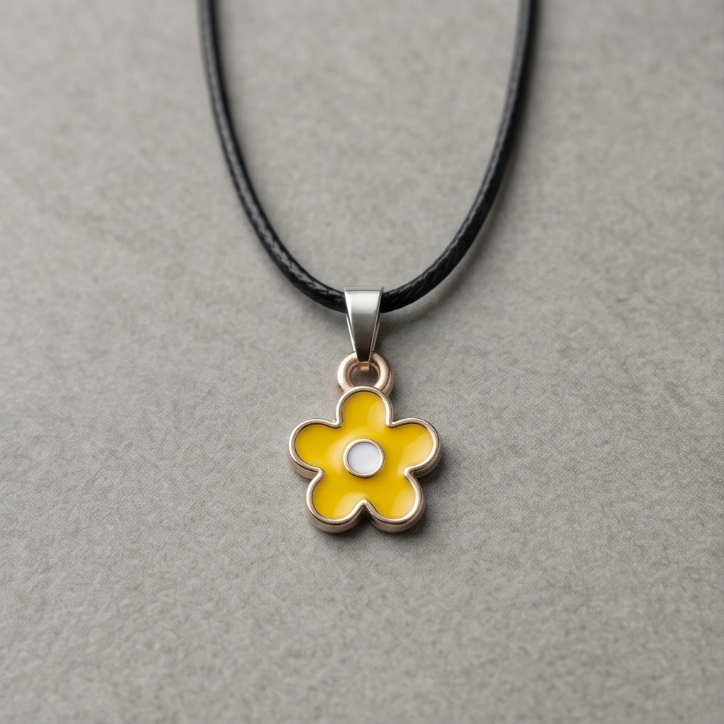 Sunflower Petal Blossom Choker