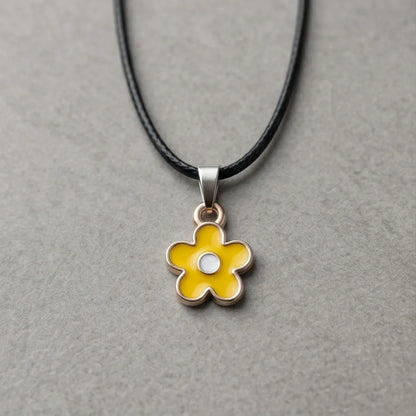 Sunflower Petal Blossom Choker