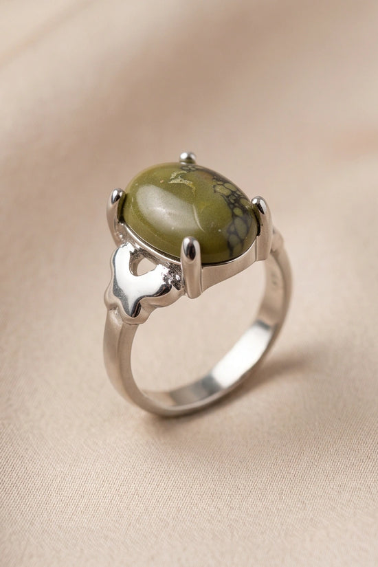 Olive Serpentine Butterfly Ring