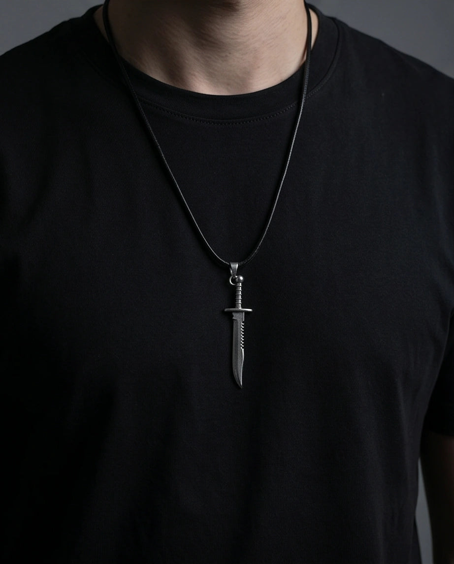 The Huntsman Combat Dagger Necklace
