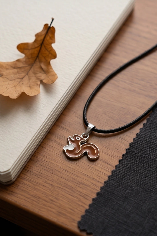 The Hazel Squirrel Pendant