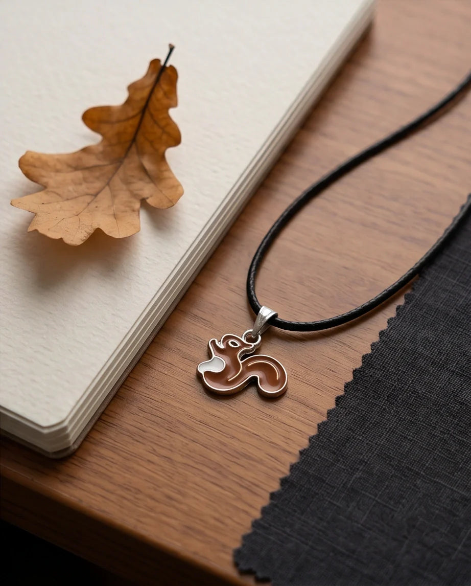 The Hazel Squirrel Pendant