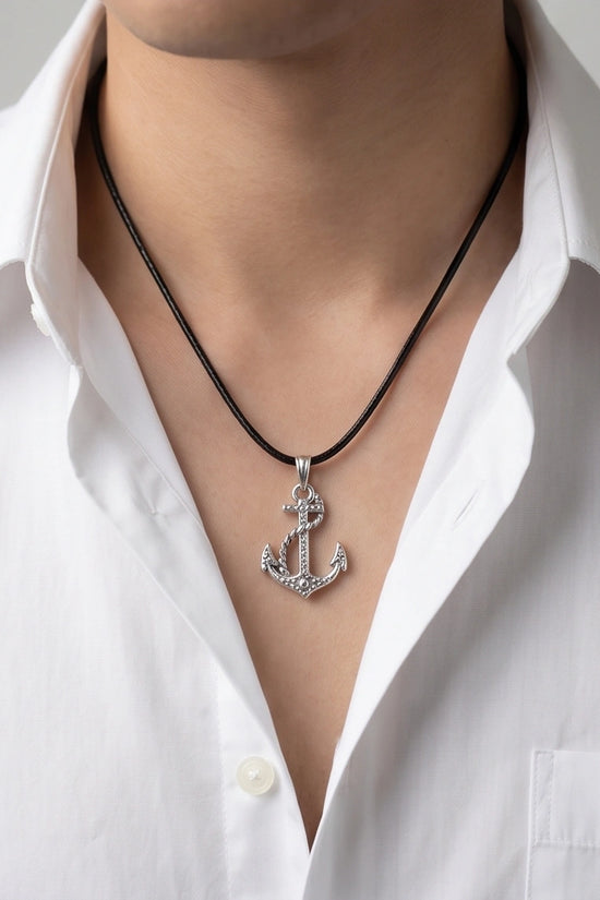 The Mariner’s Rope Anchor Necklace