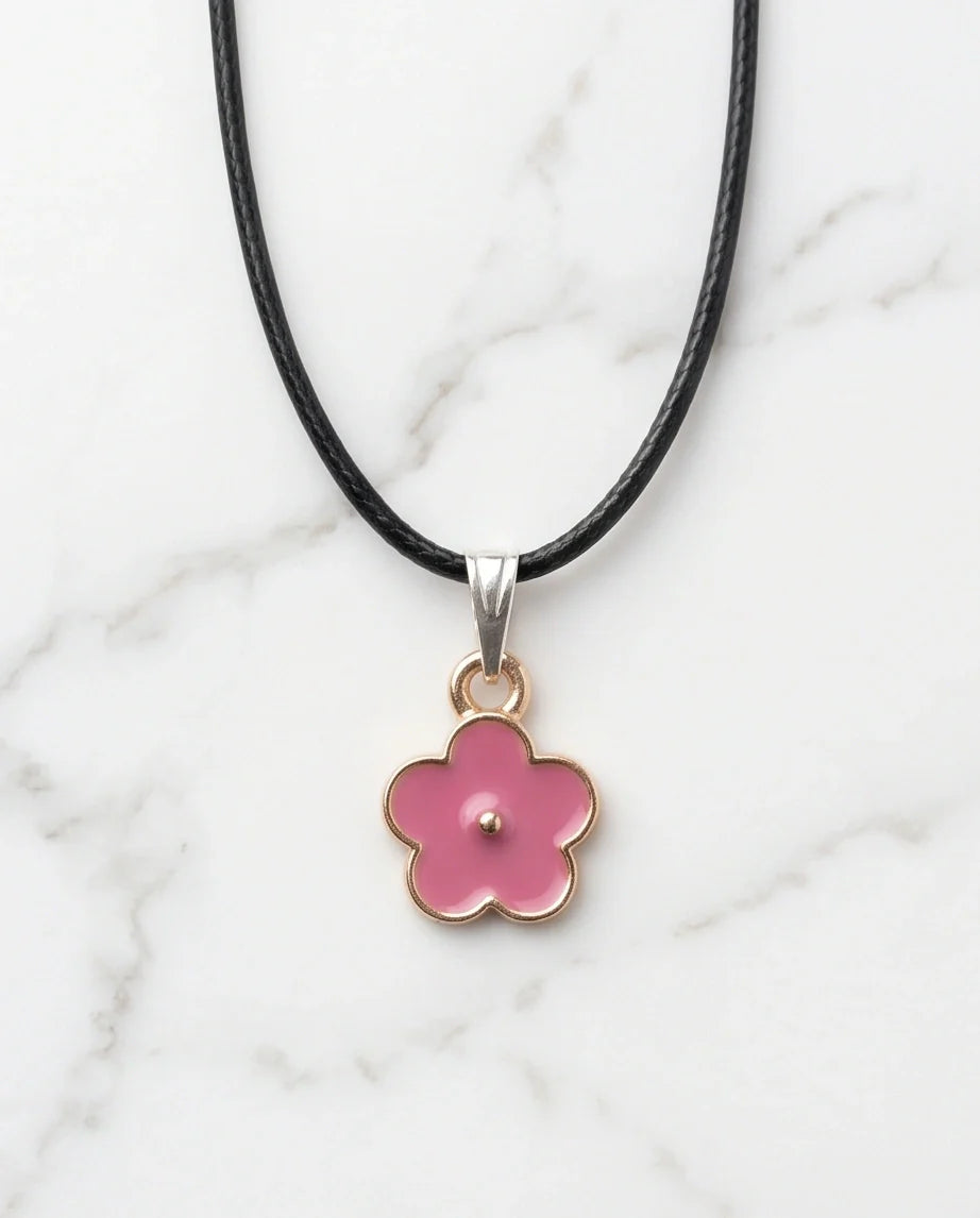 Soft Pink Blossom Pendant