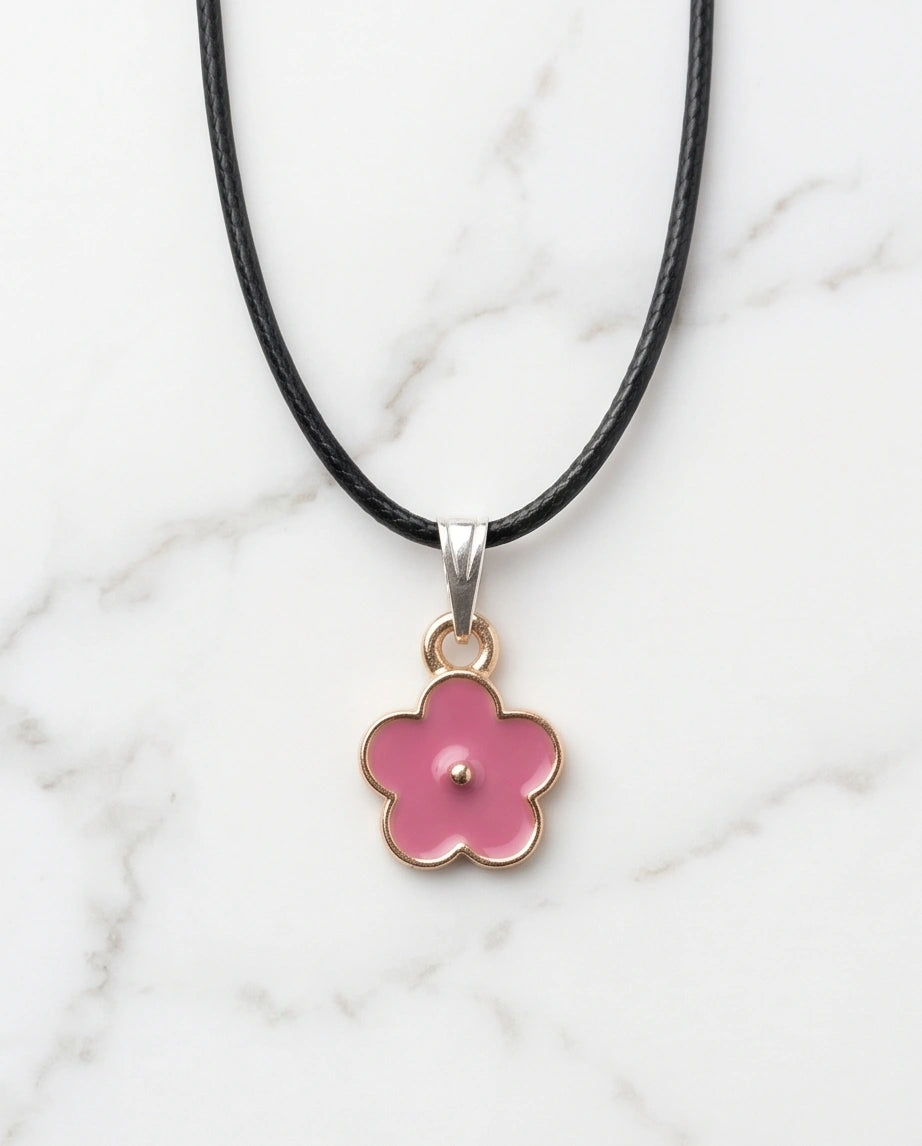 Soft Pink Blossom Pendant