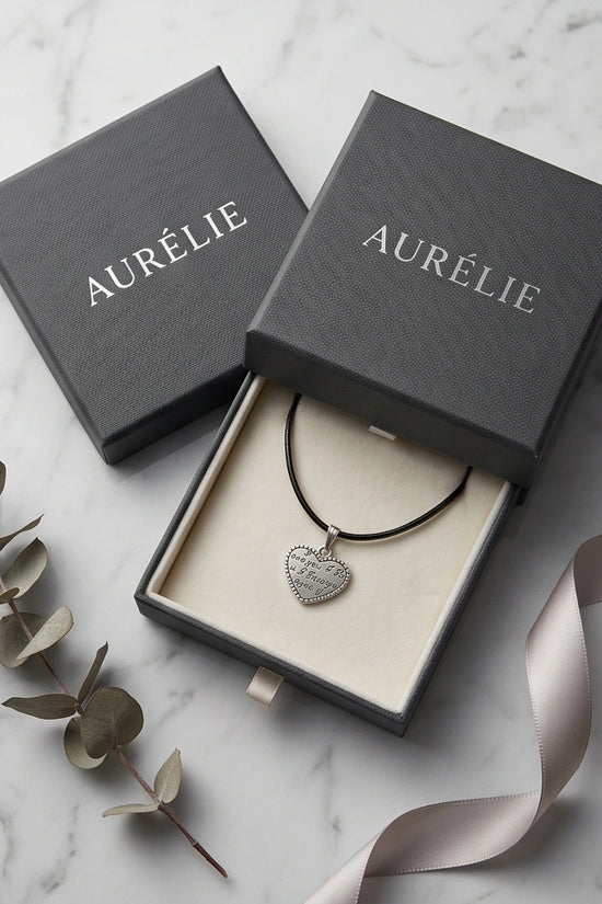 The Sweet Confession: Engraved Heart "I Love You" Pendant Necklace