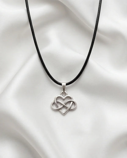 Silver Infinity Heart Necklace
