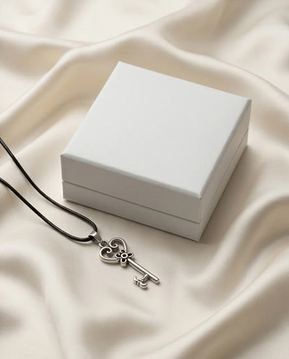 The Secret Garden Heart Key Necklace