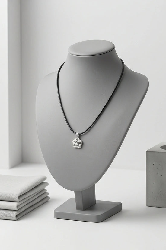 Silver Engraved Handmade Blossom Necklace