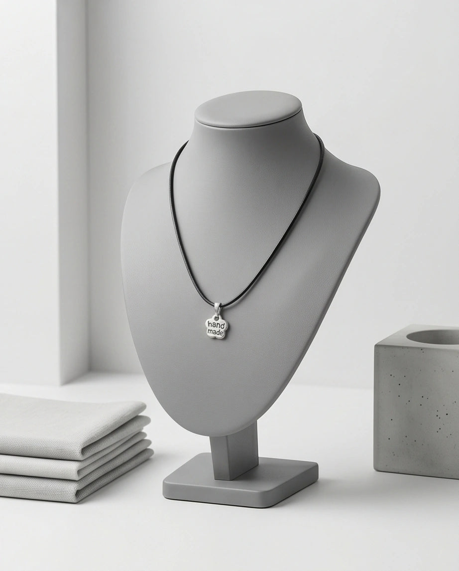 Silver Engraved Handmade Blossom Necklace