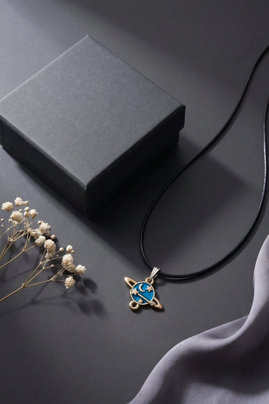 Celestial Galaxy Planet Pendant