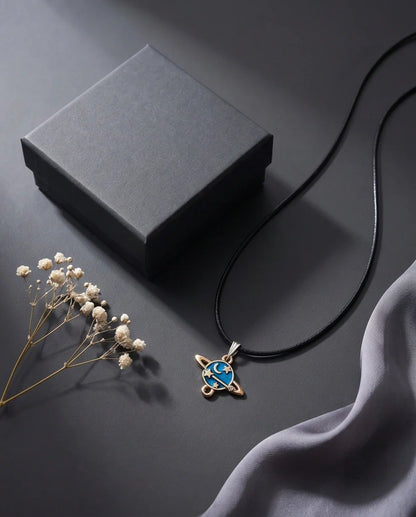 Celestial Galaxy Planet Pendant