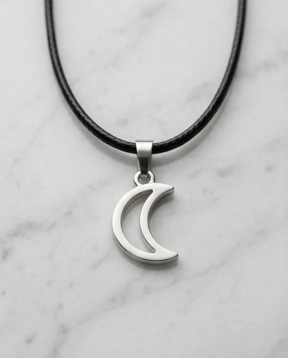 The Luna Minimalist Crescent Moon Necklace