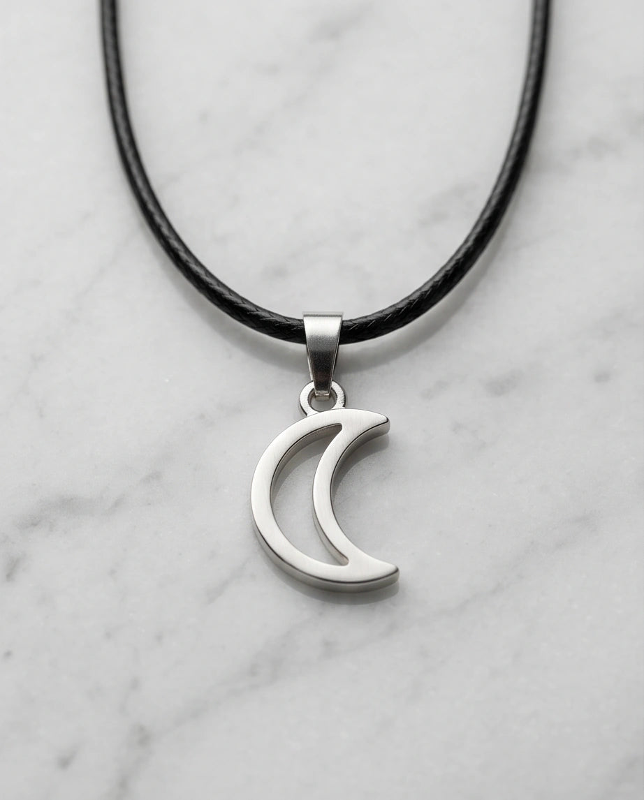 The Luna Minimalist Crescent Moon Necklace