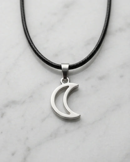 The Luna Minimalist Crescent Moon Necklace