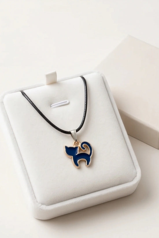 Midnight Mystique Cat Pendant