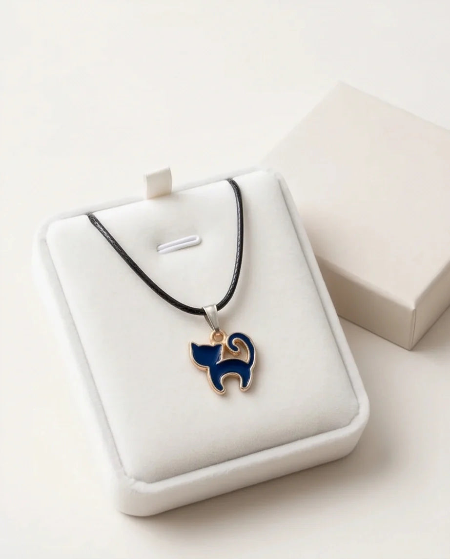 Midnight Mystique Cat Pendant