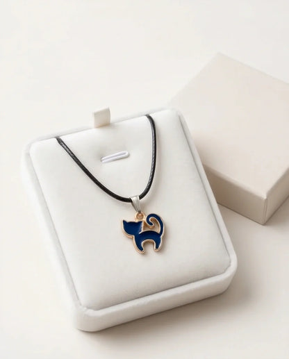 Midnight Mystique Cat Pendant
