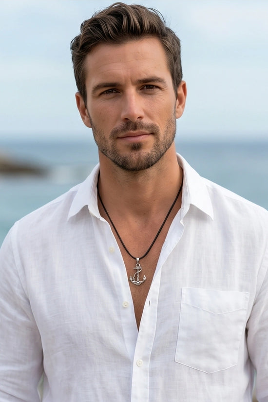 The Mariner’s Rope Anchor Necklace