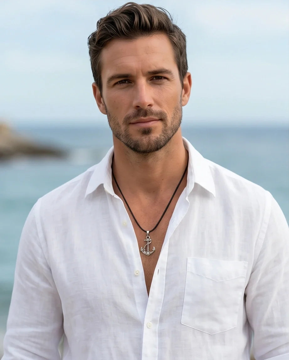 The Mariner’s Rope Anchor Necklace