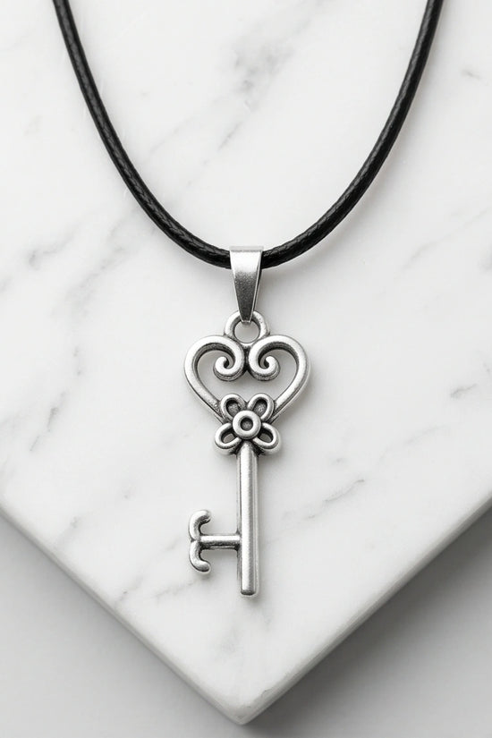 The Secret Garden Heart Key Necklace