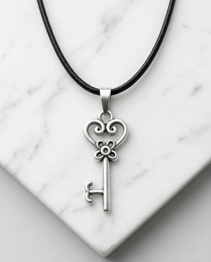 The Secret Garden Heart Key Necklace