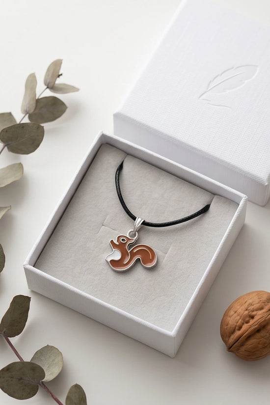 The Hazel Squirrel Pendant
