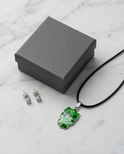 The Emerald Owl Pendant
