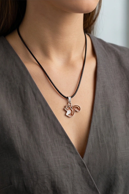 The Hazel Squirrel Pendant