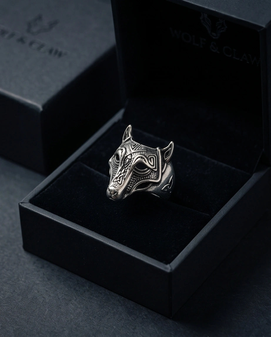 Wolf Ring (often associated with Fenrir from Norse mythology).