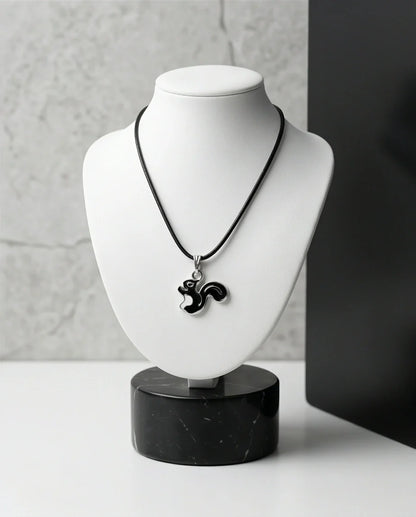 The Midnight Squirrel Pendant