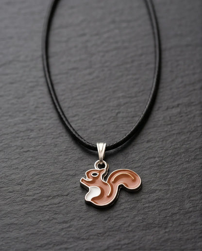 The Hazel Squirrel Pendant