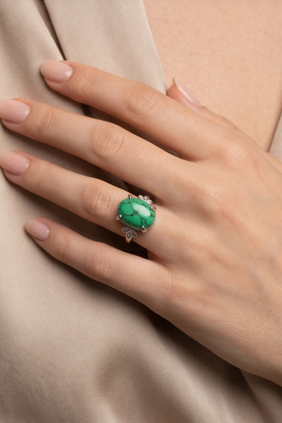 Botanical Meadow Turquoise Ring