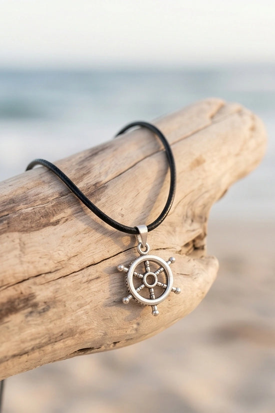 The Captain's Helm Wheel Necklace