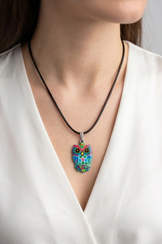 The Mosaic Owl Pendant
