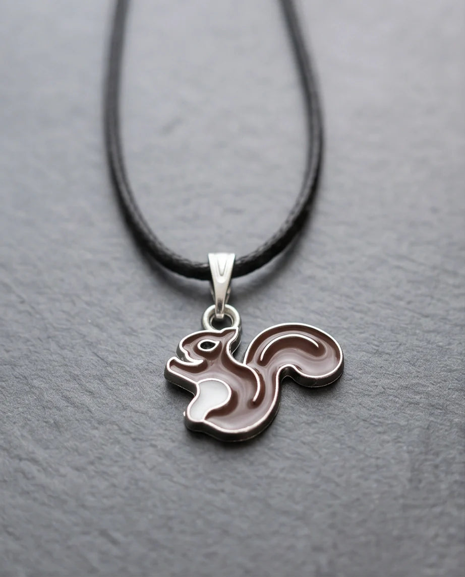The Chestnut Squirrel Pendant