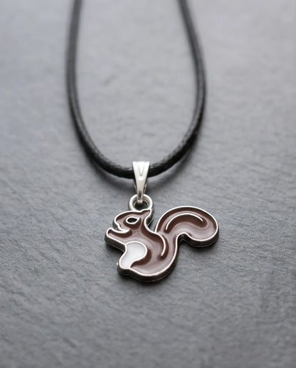The Chestnut Squirrel Pendant