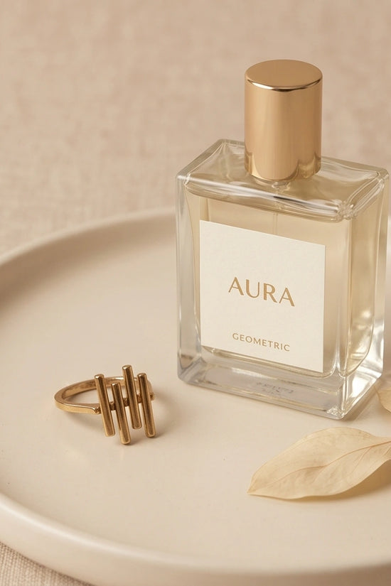 Golden Minimalist Pillar Ring
