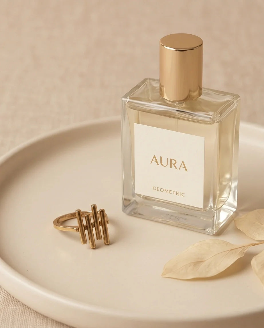Golden Minimalist Pillar Ring