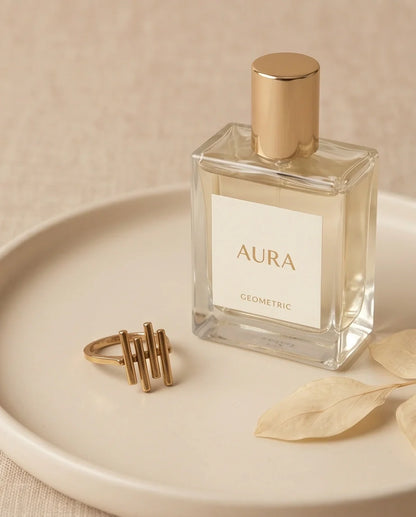 Golden Minimalist Pillar Ring